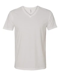 T-shirt à col en V suédé pour homme