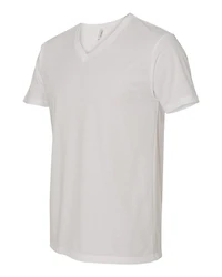 T-shirt à col en V suédé pour homme