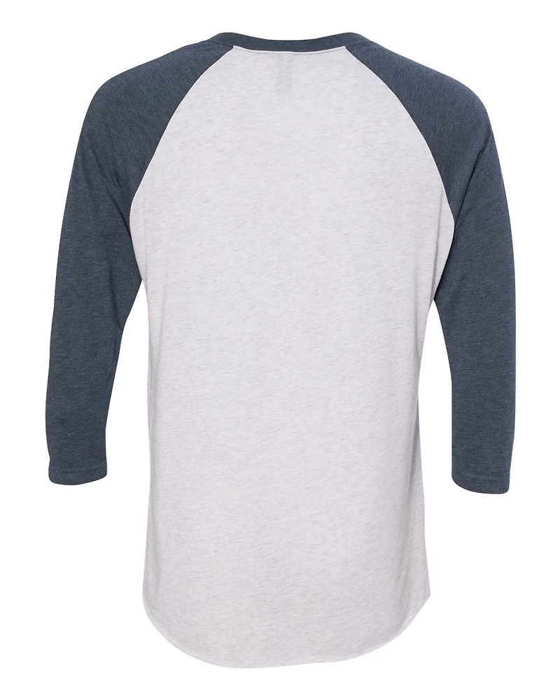 Unisex Triblend Three-Quarter Raglan T-Shirt | Time