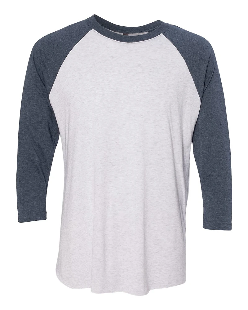 Unisex Triblend Three-Quarter Raglan T-Shirt | Time