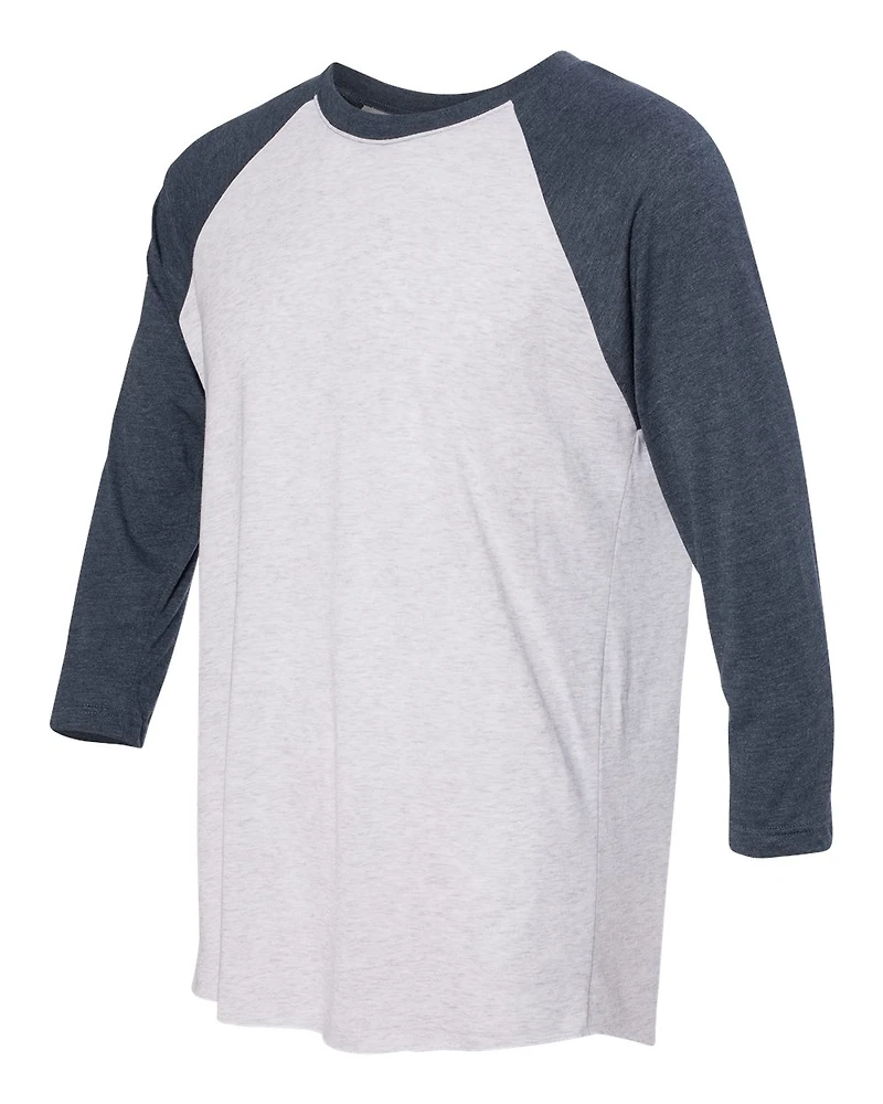 Unisex Triblend Three-Quarter Raglan T-Shirt | Time