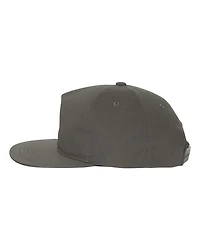 Casquette Snapback Cinq Panneaux Légèrement Structurée | T-Shirt Time