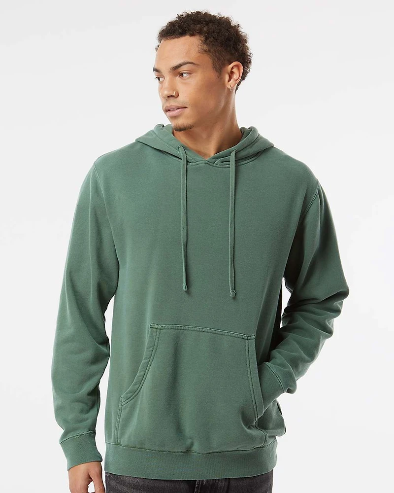 Unisex Midweight Pigment-Dyed Hooded Sweatshirt | T-Shirt Time