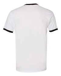 T-Shirt Ringer en Coton Unisexe