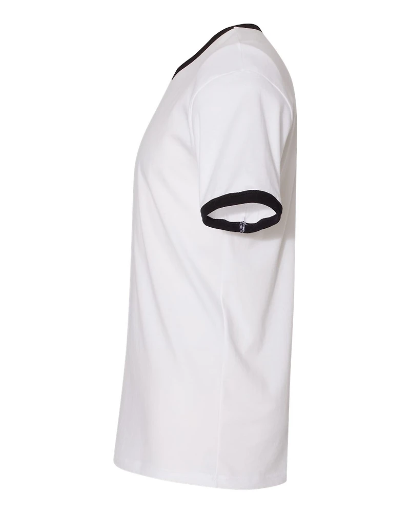 T-Shirt Ringer en Coton Unisexe