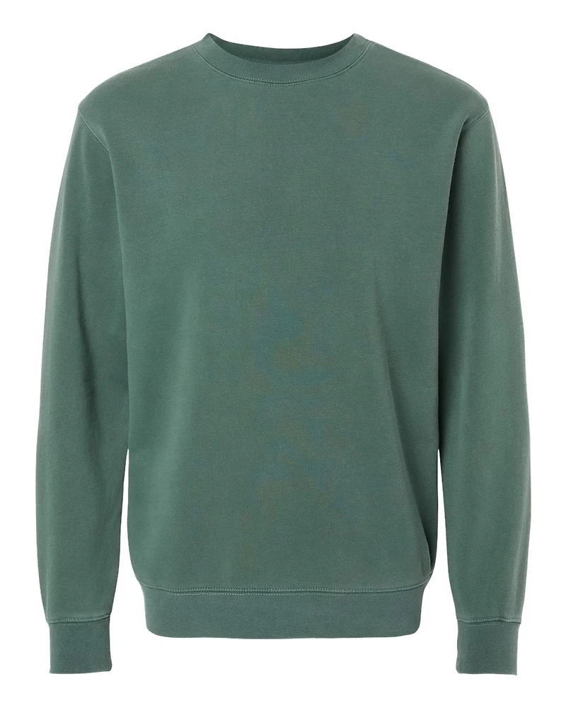 Unisex Midweight Pigment-Dyed Crewneck Sweatshirt | T-Shirt Time