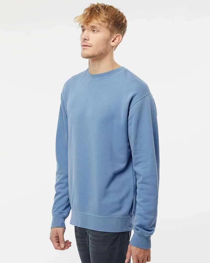 Unisex Midweight Pigment-Dyed Crewneck Sweatshirt