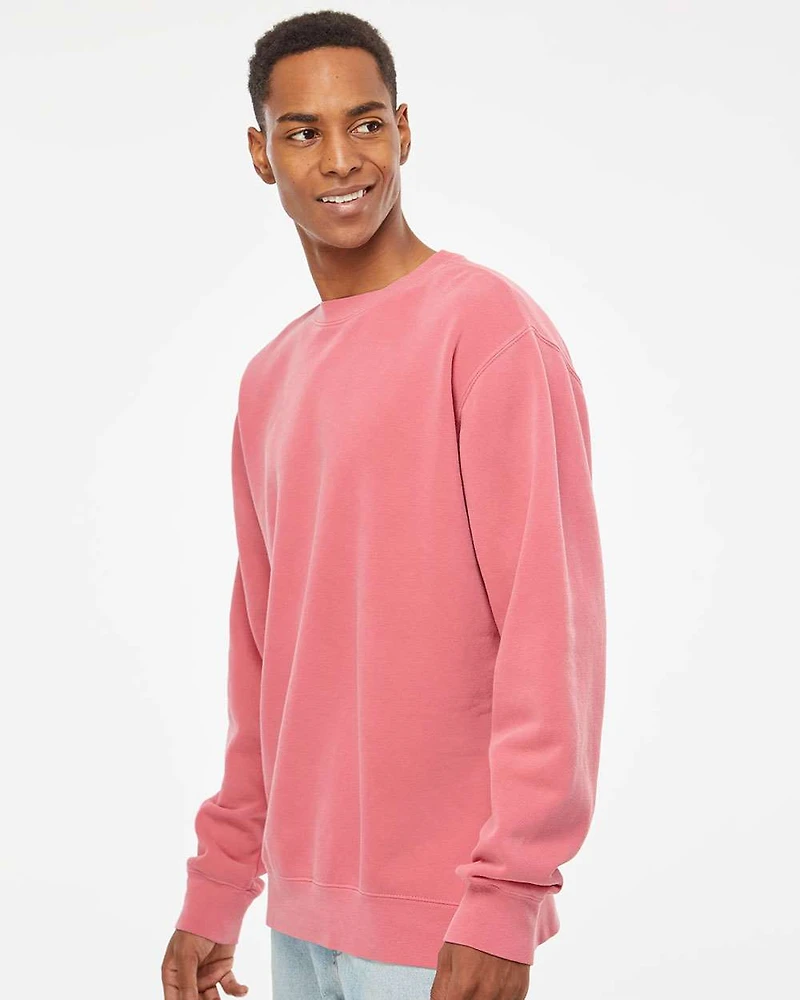 Unisex Midweight Pigment-Dyed Crewneck Sweatshirt
