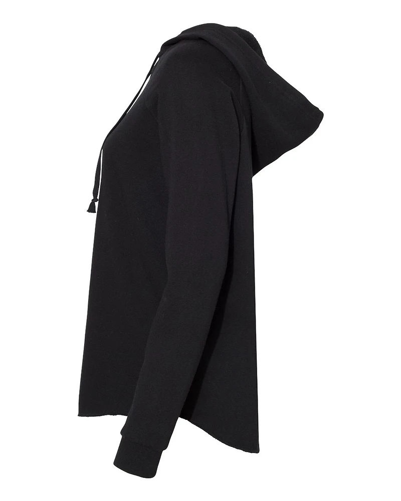 Women’s Lightweight California Wave Wash Hooded Sweatshirt | T-Shirt Time