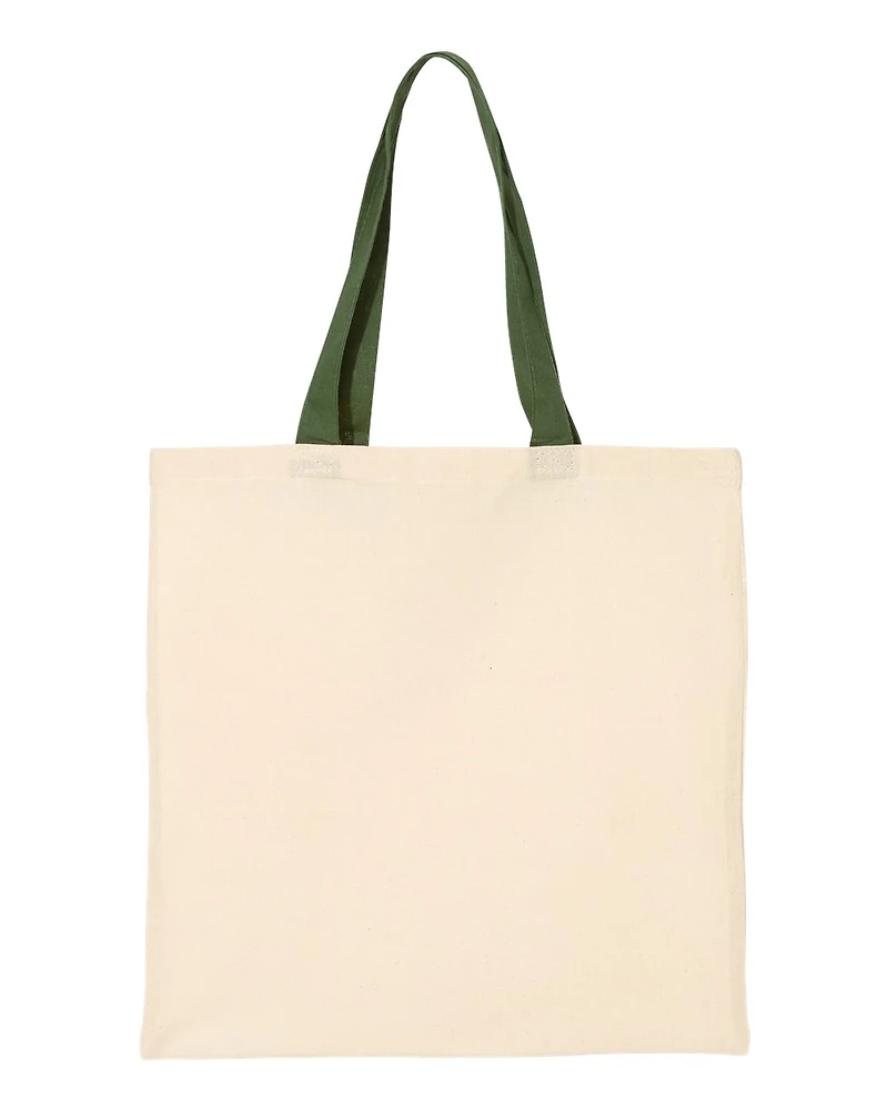 Tote Économique avec Poignées de Couleur Contrastante | T-Shirt Time