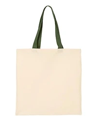 Tote Économique avec Poignées de Couleur Contrastante | T-Shirt Time
