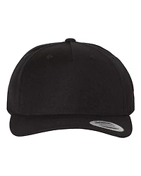 Premium Five-Panel Curved Bill Snapback Cap | T-Shirt Time