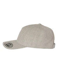 Casquette Snapback à Cinq Panneaux Visière Courbée Premium | T-Shirt Time
