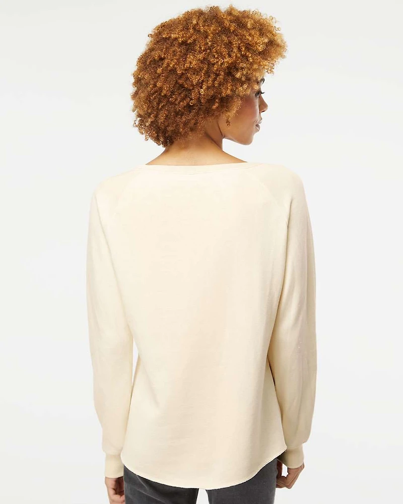 Women's California Wave Wash Crewneck Sweatshirt | T-Shirt Time