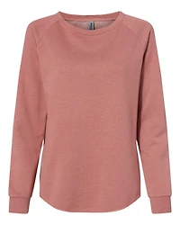 Sweat-shirt col rond Wave Wash pour femmes