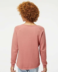 Sweat-shirt col rond Wave Wash pour femmes