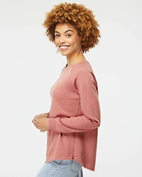 Sweat-shirt col rond Wave Wash pour femmes