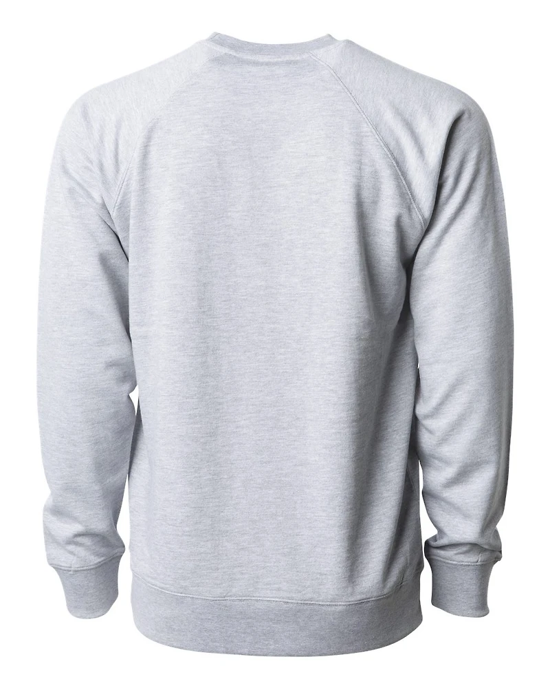 Unisex Icon Lightweight Loopback Terry Crewneck Sweatshirt | T-Shirt Time
