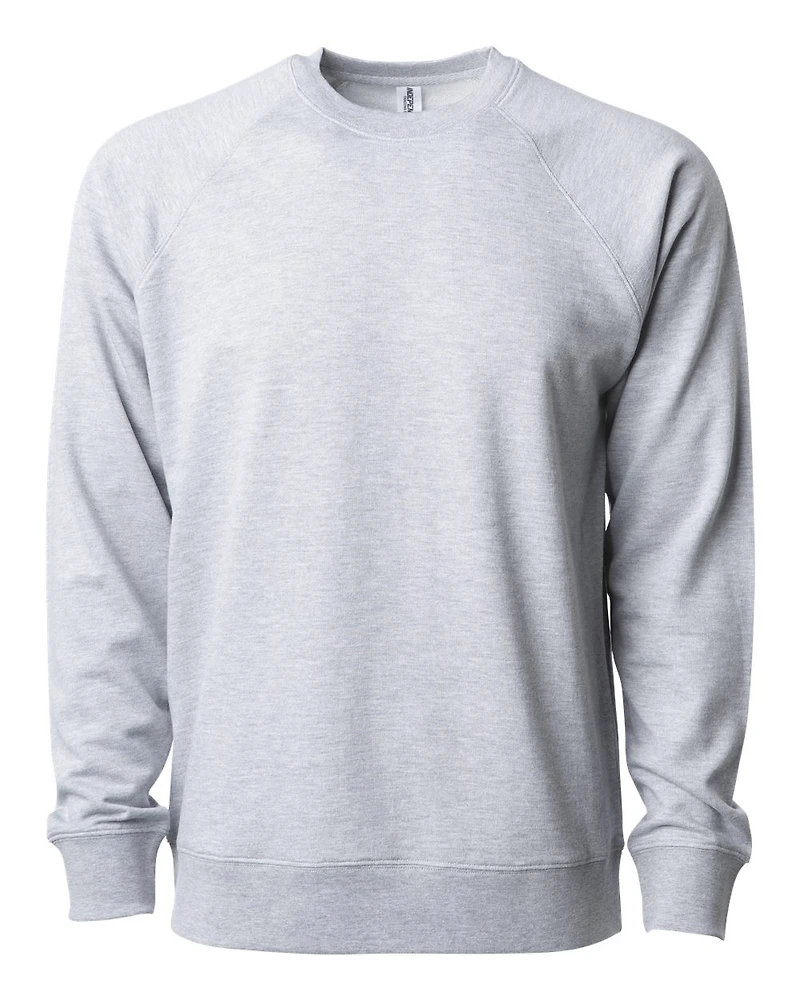 Unisex Icon Lightweight Loopback Terry Crewneck Sweatshirt | T-Shirt Time