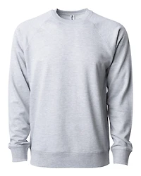 Unisex Icon Lightweight Loopback Terry Crewneck Sweatshirt | T-Shirt Time