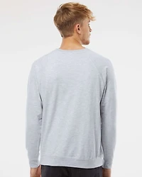 Unisex Icon Lightweight Loopback Terry Crewneck Sweatshirt | T-Shirt Time