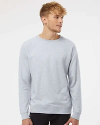 Unisex Icon Lightweight Loopback Terry Crewneck Sweatshirt | T-Shirt Time
