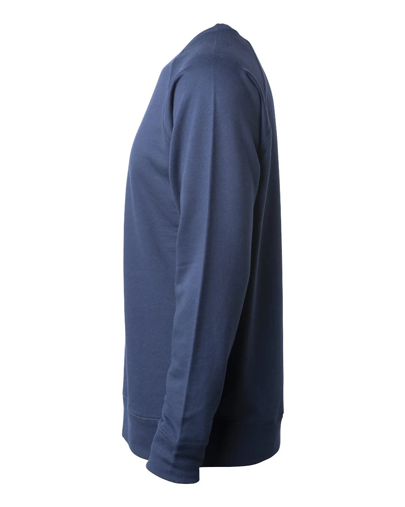 Unisex Icon Lightweight Loopback Terry Crewneck Sweatshirt