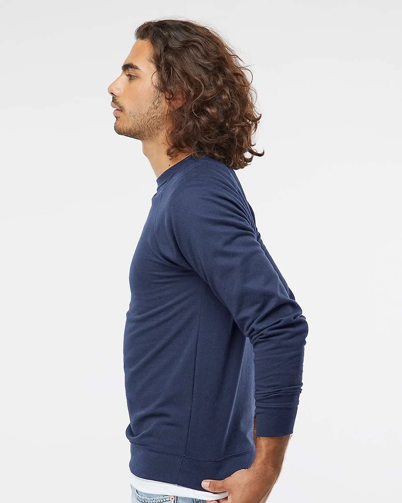 Unisex Icon Lightweight Loopback Terry Crewneck Sweatshirt