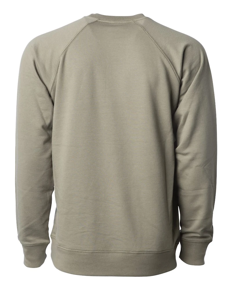 Unisex Icon Lightweight Loopback Terry Crewneck Sweatshirt | T-Shirt Time