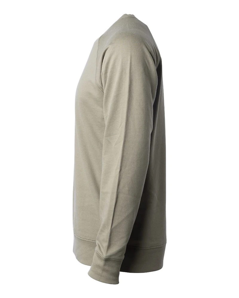 Unisex Icon Lightweight Loopback Terry Crewneck Sweatshirt | T-Shirt Time