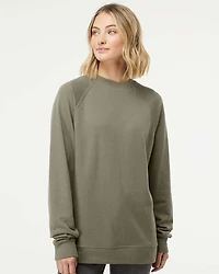Unisex Icon Lightweight Loopback Terry Crewneck Sweatshirt | T-Shirt Time