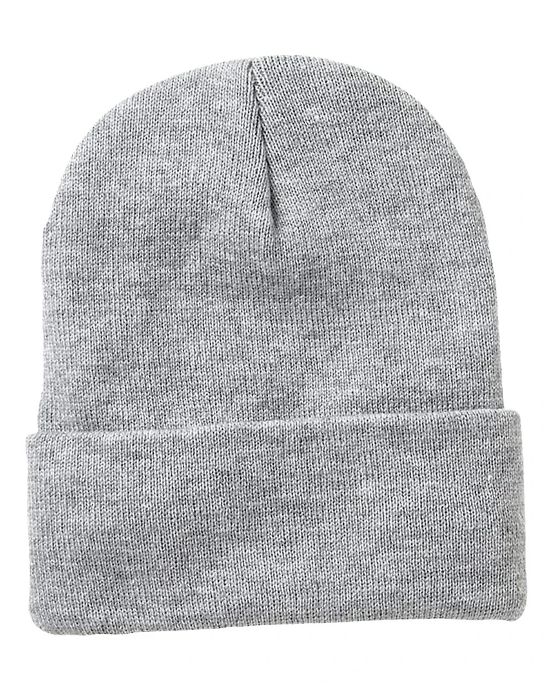 Bonnet à Revers Doublé Jersey de 12 pouces | T-Shirt Time