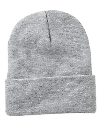 Bonnet à Revers Doublé Jersey de 12 pouces | T-Shirt Time