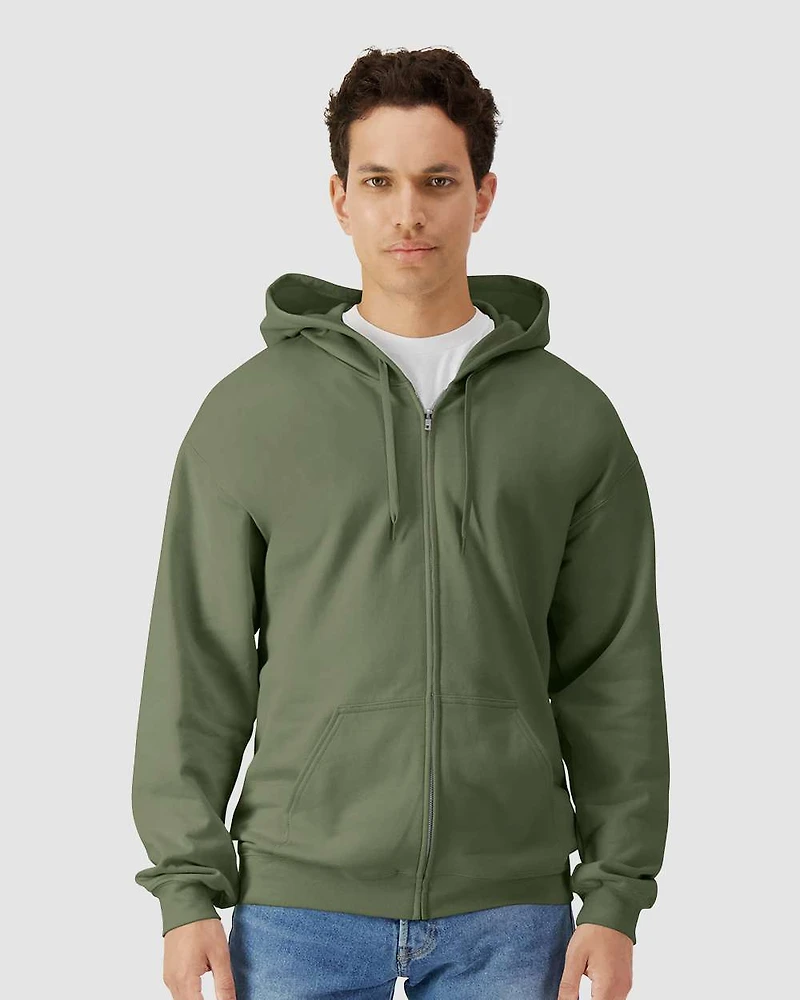 Unisex Softstyle® Full-Zip Hooded Sweatshirt | T-Shirt Time