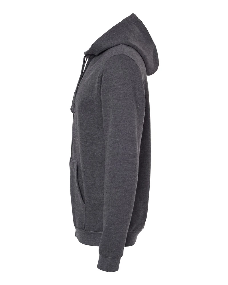 Sweat à capuche zippé unisexe en polaire