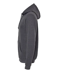 Sweat à capuche zippé unisexe en polaire