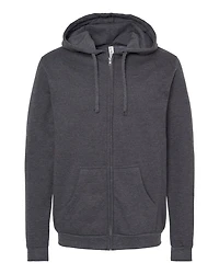 Sweat à capuche zippé unisexe en polaire