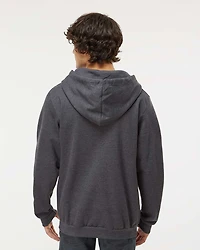Sweat à capuche zippé unisexe en polaire