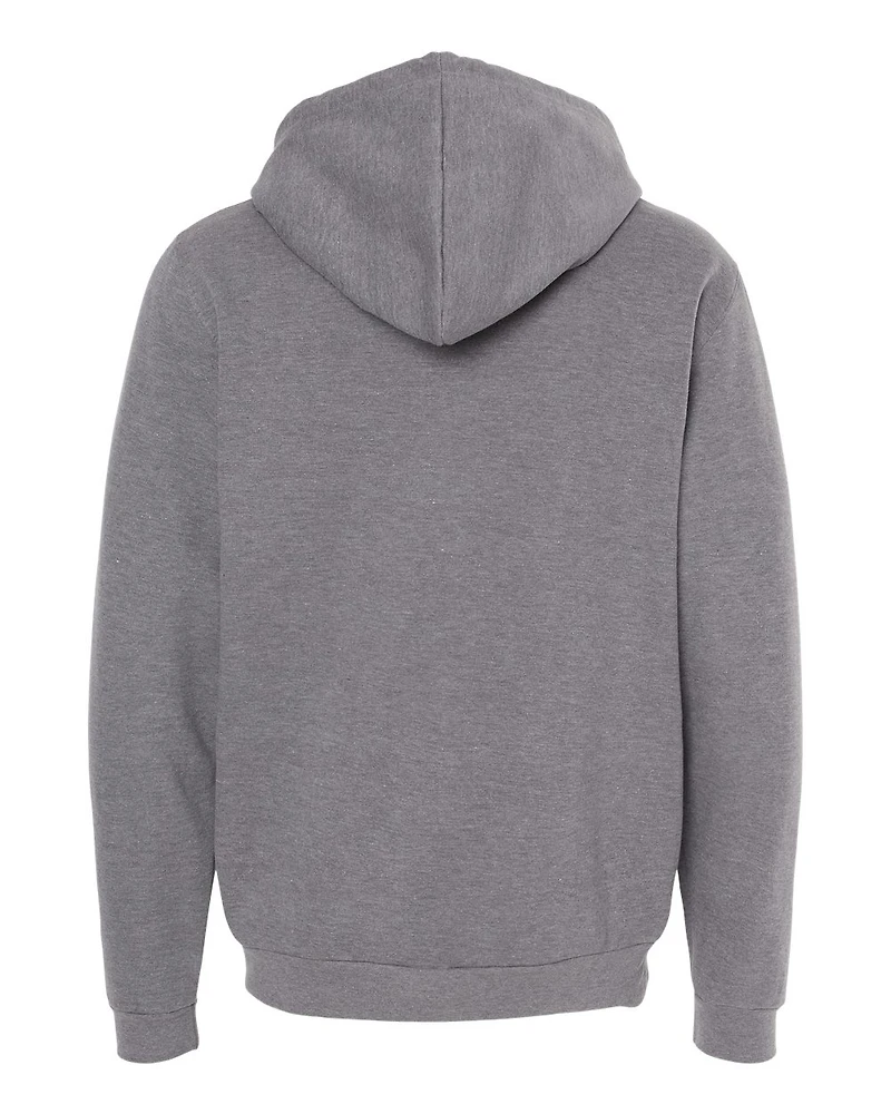 Sweat à capuche zippé unisexe en polaire
