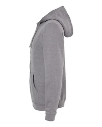 Sweat à capuche zippé unisexe en polaire
