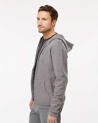 Sweat à capuche zippé unisexe en polaire