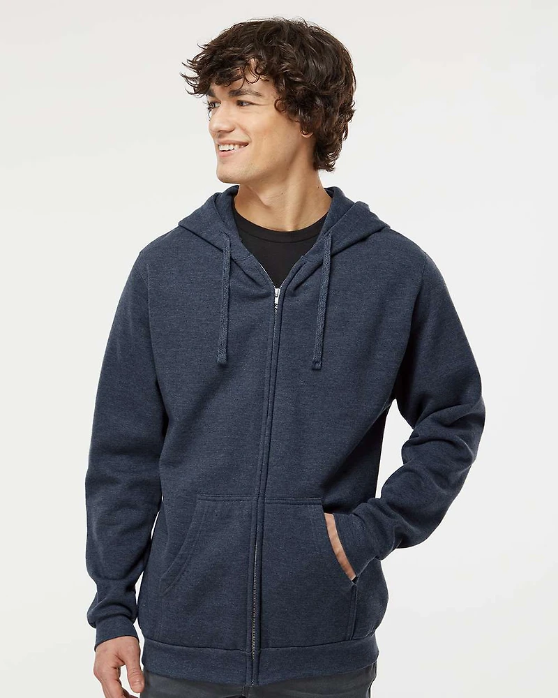 Unisex Zipper Fleece Hoodie | T-Shirt Time