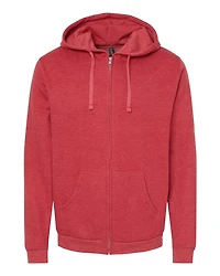 Sweat à capuche zippé unisexe en polaire