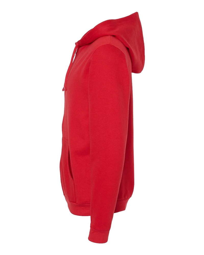 Sweat à capuche zippé unisexe en polaire