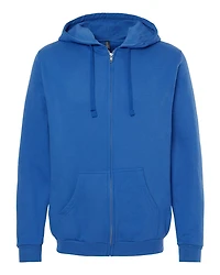 Sweat à capuche zippé unisexe en polaire