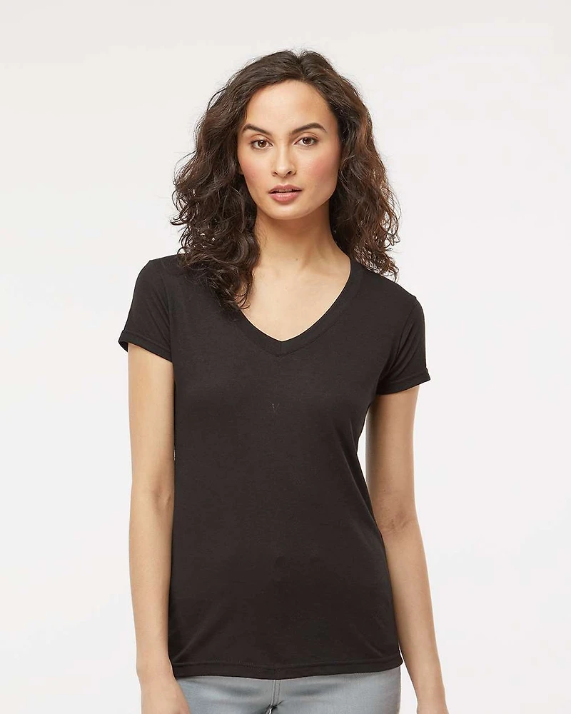 Women's Deluxe Blend V-Neck T-Shirt | Time