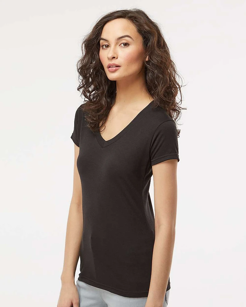 Women's Deluxe Blend V-Neck T-Shirt | Time