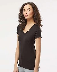 Women's Deluxe Blend V-Neck T-Shirt | Time