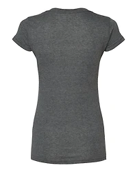 T-shirt col V Deluxe Blend pour femmes