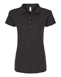 Women's Ringspun Pique Polo | T-Shirt Time